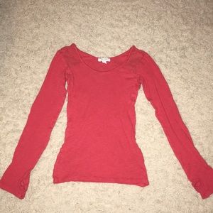 Coral long sleeved shirt!